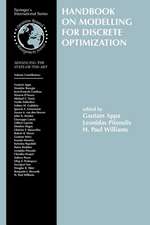 Handbook on Modelling for Discrete Optimization