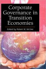 Corporate Governance in Transition Economies