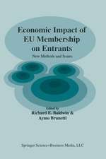 Economic Impact of EU Membership on Entrants: New Methods and Issues