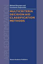 Multicriteria Decision Aid Classification Methods