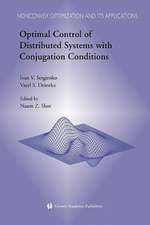 Optimal Control of Distributed Systems with Conjugation Conditions