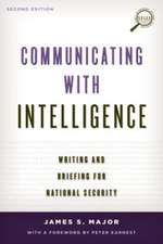 Major, J: Communicating with Intelligence