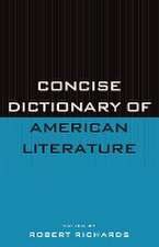 Concise Dictionary of American Literature