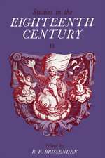 Studies in the Eighteenth Century II