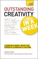 Outstanding Creativity in a Week: Teach Yourself