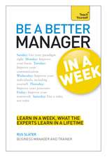 Be a Better Manager in a Week