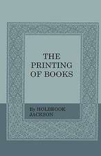 The Printing of Books