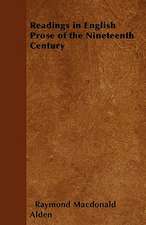 Readings in English Prose of the Nineteenth Century