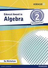 Edexcel Award in Algebra Level 2 Workbook