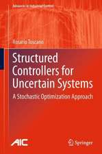 Structured Controllers for Uncertain Systems: A Stochastic Optimization Approach