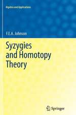 Syzygies and Homotopy Theory