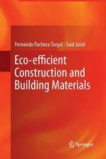 Eco-efficient Construction and Building Materials