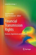 Financial Transmission Rights: Analysis, Experiences and Prospects