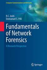 Fundamentals of Network Forensics: A Research Perspective