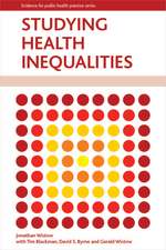 Studying Health Inequalities