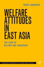 Mapping Welfare Attitudes in East Asia – Cultural and Political Trajectories