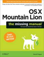 OS X Mountain Lion – The Missing Manual