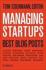 Managing Startups