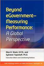 Beyond Egovernment - Measuring Performance