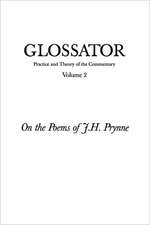 Glossator: On the Poems of J.H. Prynne