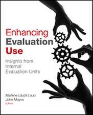 Enhancing Evaluation Use: Insights from Internal Evaluation Units