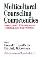Multicultural Counseling Competencies: Assessment, Education and Training, and Supervision