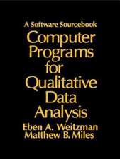 Computer Programs for Qualitative Data Analysis: A Software Sourcebook