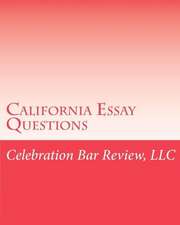 California Essay Questions Book