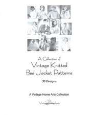 A Collection of Vintage Knitted Bed Jacket Patterns