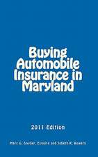 Buying Automobile Insurance in Maryland