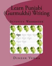 Learn Punjabi (Gurmukhi) Writing Activity Workbook