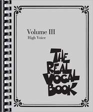 The Real Vocal Book, Volume 3: High Voice