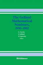 The Gelfand Mathematical Seminars, 1990–1992