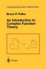 An Introduction to Complex Function Theory