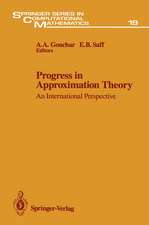 Progress in Approximation Theory