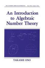 An Introduction to Algebraic Number Theory