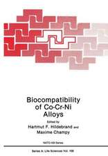 Biocompatibility of Co-Cr-Ni Alloys