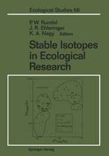 Stable Isotopes in Ecological Research