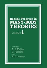 Recent Progress in MANY-BODY THEORIES