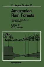 Amazonian Rain Forests: Ecosystem Disturbance and Recovery