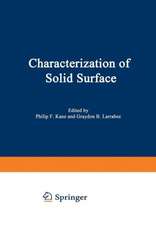 Characterization of Solid Surfaces