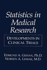 Statistics in Medical Research: Developments in Clinical Trials