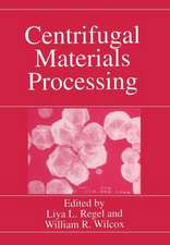 Centrifugal Materials Processing