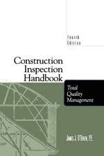 Construction Inspection Handbook: Total Quality Management