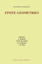 Finite Geometries: Proceedings of the Fourth Isle of Thorns Conference