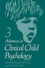 Advances in Clinical Child Psychology