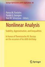 Nonlinear Analysis: Stability, Approximation, and Inequalities