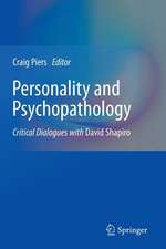 Personality and Psychopathology