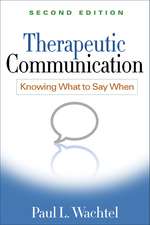 Therapeutic Communication