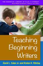 Teaching Beginning Writers